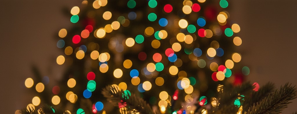 bokeh christmas lights Providence